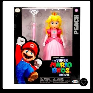 Nintendo super mario bros movie peach figure